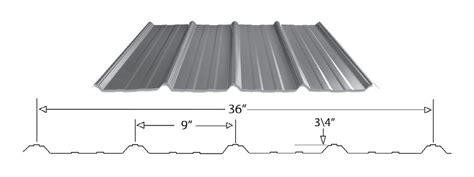 24 inch wide metal roofing